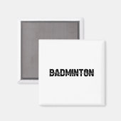 Badminton Shuttle Player - Team Racquet Ekg HeartB Magneet (Voorkant / Achterkant)