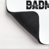 Badminton Shuttle Player - Team Racquet Ekg HeartB Muismat (Hoek)