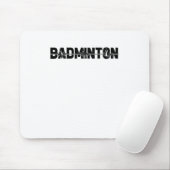 Badminton Shuttle Player - Team Racquet Ekg HeartB Muismat (Met muis)