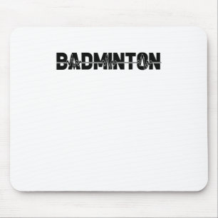 Badminton Shuttle Player - Team Racquet Ekg HeartB Muismat