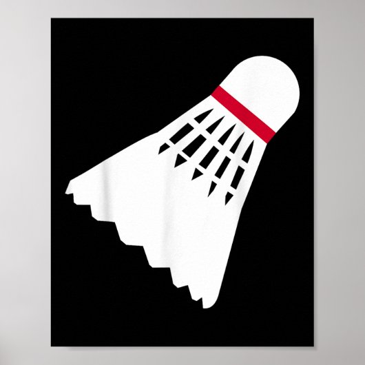 Badminton Shuttle Poster (Voorkant)