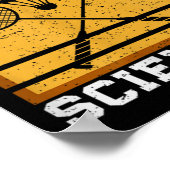 Badminton Shuttle Racket Badminton Speler Poster (Hoek)