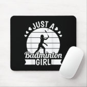 Badminton Shuttle Racket Racket - Gewoon een Badmi Muismat (Met muis)