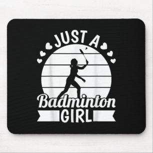 Badminton Shuttle Racket Racket - Gewoon een Badmi Muismat