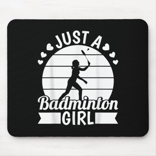 Badminton Shuttle Racket Racket - Gewoon een Badmi Muismat (Voorkant)