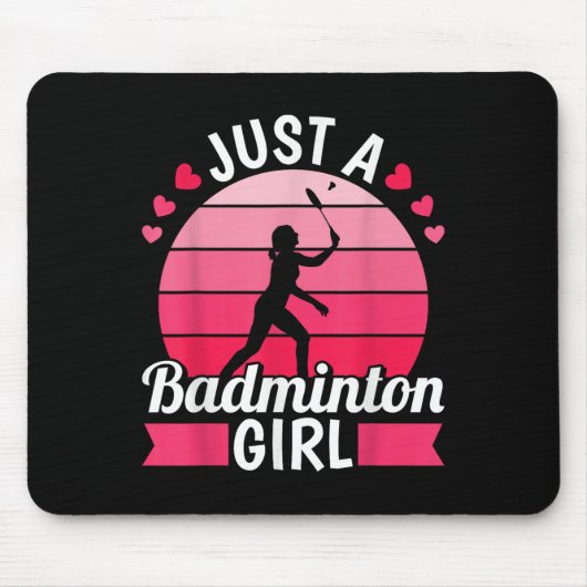 Badminton Shuttle Racket - Racket Gewoon Een Badmi Muismat (Voorkant)