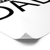 Badminton Shuttle Racket Racket - Gewoon een Badmi Poster (Hoek)