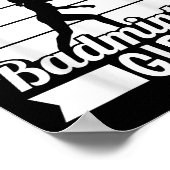 Badminton Shuttle Racket Racket - Gewoon een Badmi Poster (Hoek)