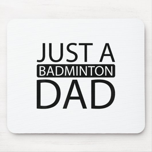Badminton Shuttle Racket Racquet - Gewoon Een Badm Muismat (Voorkant)
