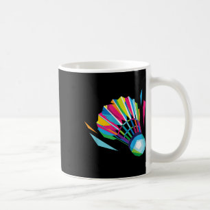 Badminton Shuttle Racket Sport Badminton Pop Art Koffiemok