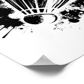 Badminton Shuttle Racket Sport Poster (Hoek)