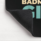 Badminton Shuttle - Racketspeler Slechts een Badmi Muismat (Hoek)