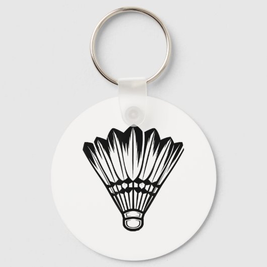 Badminton Shuttle Sleutelhanger (Voorkant)