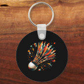 Badminton Shuttle Sleutelhanger (Voorkant)