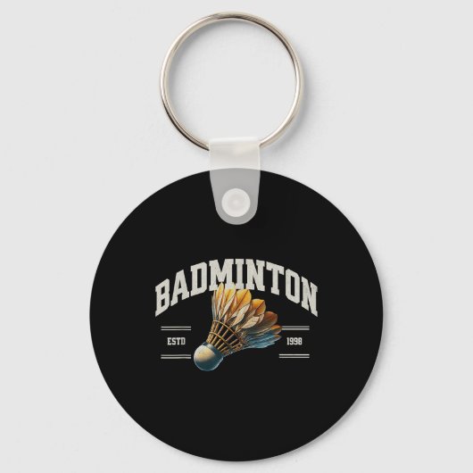 Badminton Shuttle Sleutelhanger (Voorkant)