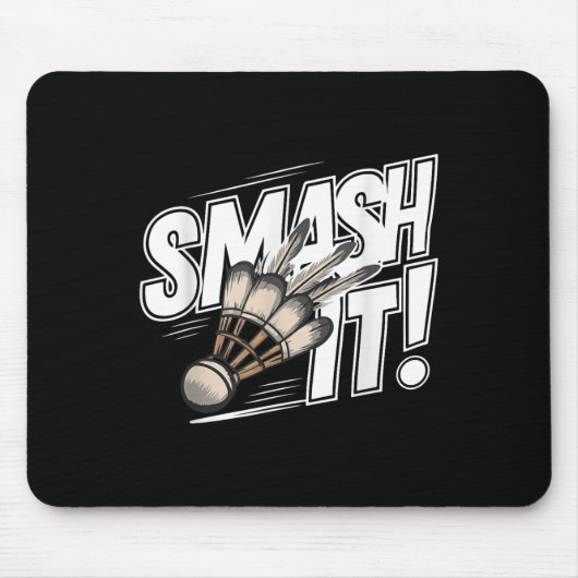Badminton Shuttle Smash Muismat (Voorkant)