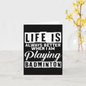 Badminton Shuttle Sport Badminton Speler Coach Rac Kaart (Gele Bloem)