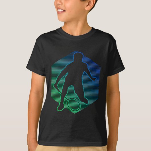 Badminton Shuttle Squash Vrouwelijke Badmintonspel T-shirt (Voorkant)