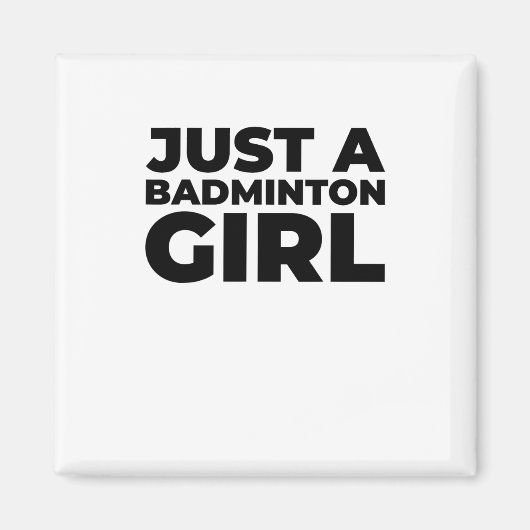 Badminton Shuttle Team Racket - Alleen een Badmint Magneet (Voorkant)