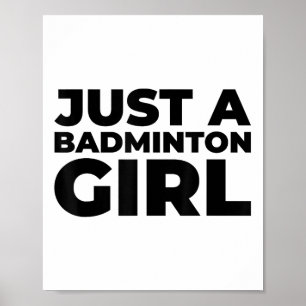 Badminton Shuttle Team Racket - Alleen een Badmint Poster