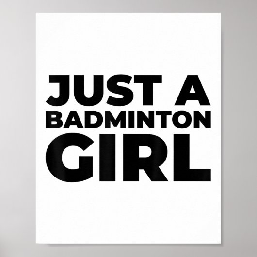 Badminton Shuttle Team Racket - Alleen een Badmint Poster (Voorkant)