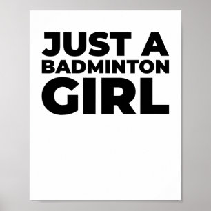 Badminton Shuttle Team Racket - Alleen een Badmint Poster