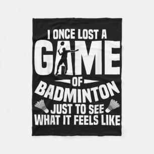 Badminton Shuttle Verloren Shuttle Player Badmint Fleece Deken
