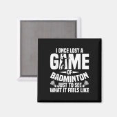 Badminton Shuttle Verloren Shuttle Player Badmint Magneet (Voorkant / Achterkant)