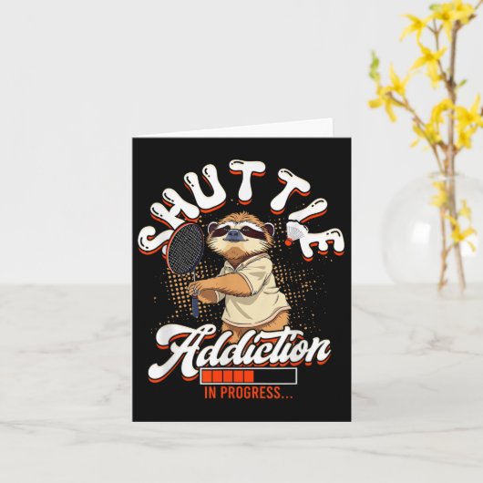 Badminton shuttle verslaving in ontwikkeling kaart (Gele Bloem)