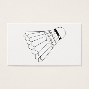 Badminton Shuttle Visitekaartjes