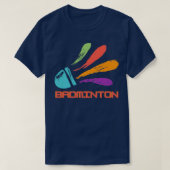 Badminton Shuttlecock 12 T-shirt (Design voorkant)