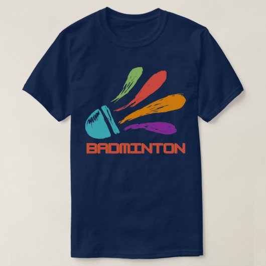 Badminton Shuttlecock 12 T-shirt (Design voorkant)