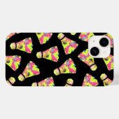 Badminton Shuttlecock Art Kleurrijk patroon cadeau Case-Mate iPhone Case (Achterkant (horizontaal))