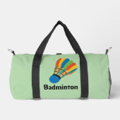 Badminton Shuttlecock Design Duffel Bag Plunjezak (Voorkant)