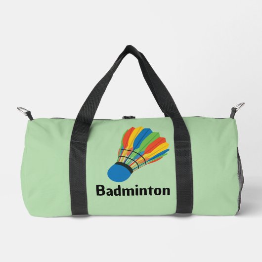 Badminton Shuttlecock Design Duffel Bag Plunjezak (Voorkant)