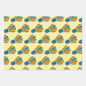Badminton Shuttlecock Design Wrapping Paper (Voorkant 3)