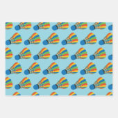 Badminton Shuttlecock Design Wrapping Paper (Voorkant 2)
