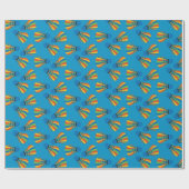Badminton Shuttlecock Design Wrapping Paper Cadeaupapier (Vlak)