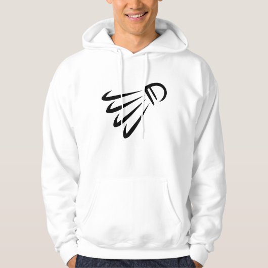 Badminton shuttlecock hoodie (Voorkant)