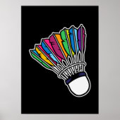 Badminton Shuttlecock Poster (Voorkant)