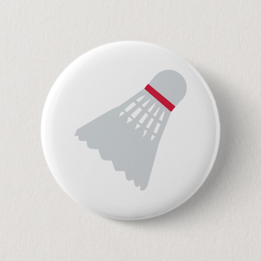 Badminton Shuttlecock Ronde Button 5,7 Cm (Voorkant)
