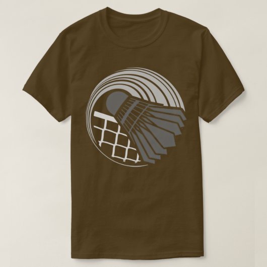 Badminton Shuttlecock s T T-shirt (Design voorkant)