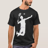 Badminton Shuttlecock Style Bondminton T-shirt (Voorkant)