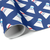 Badminton Shuttlecocks Sportief Cadeaupapier (Rol Hoek)