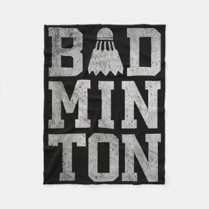 Badminton Shuttles Badmintonspelers En Liefhebbers Fleece Deken