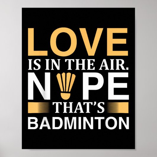 Badminton Shuttles Ontwerp voor Badminton Poster (Voorkant)
