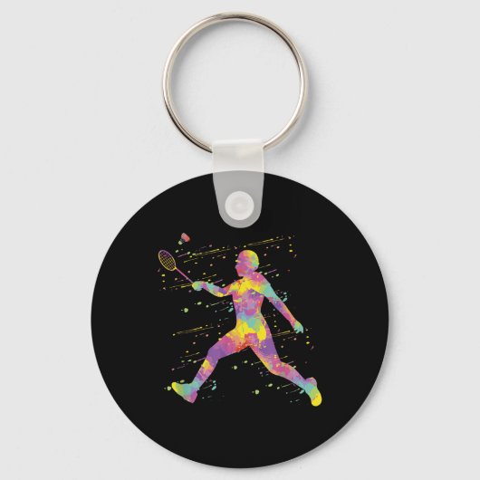 Badminton Sleutelhanger (Voorkant)