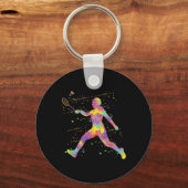 Badminton Sleutelhanger (Voorkant)