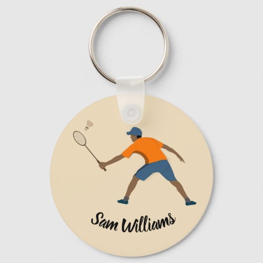 Badminton Sleutelhanger (Voorkant)