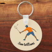 Badminton Sleutelhanger (Voorkant)